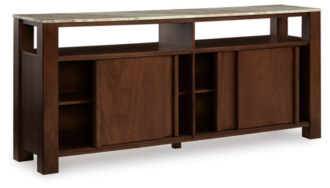 Tobinville Accent Cabinet;Dark Brown