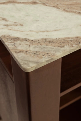 Tobinville Accent Cabinet; Dark Brown