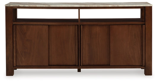 Tobinville Accent Cabinet; Dark Brown
