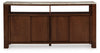Tobinville Accent Cabinet;Dark Brown