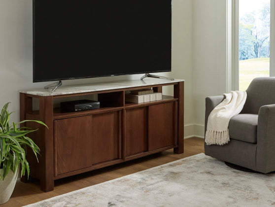 Tobinville Accent Cabinet;Dark Brown