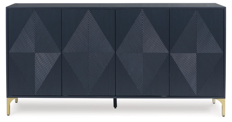 Loirwick Accent Cabinet; Dark Blue