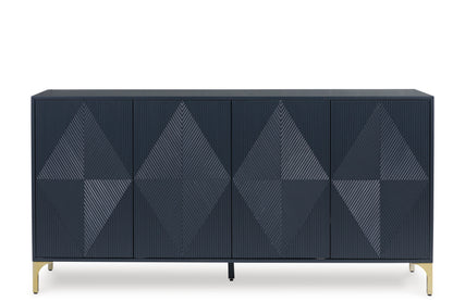 Loirwick Accent Cabinet; Dark Blue