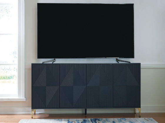 Loirwick Accent Cabinet; Dark Blue