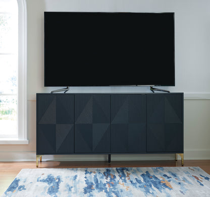 Loirwick Accent Cabinet; Dark Blue