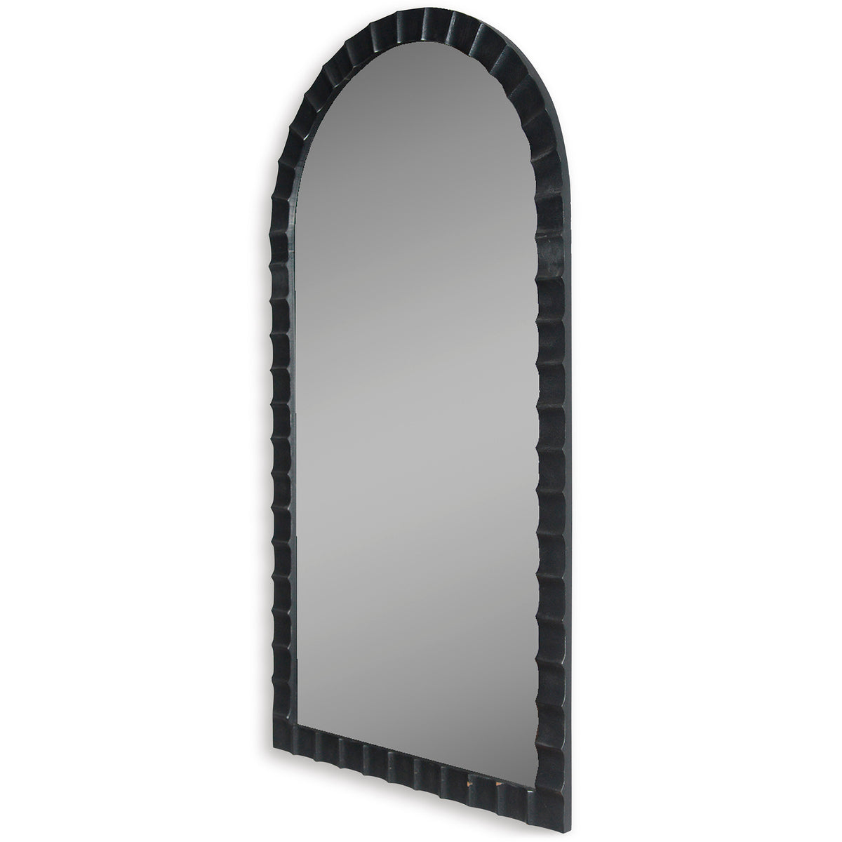 Floor Mirror; Black