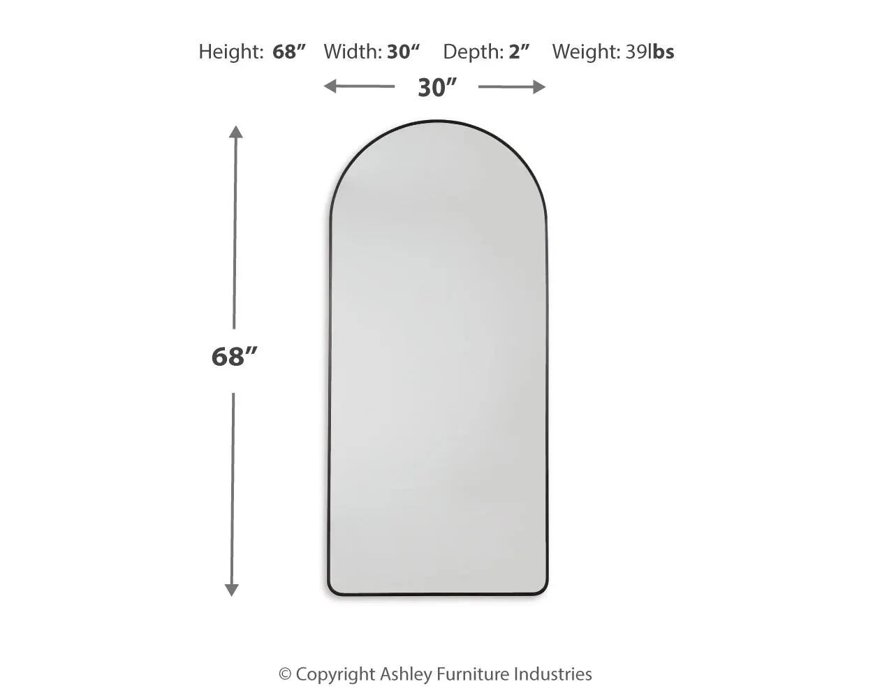 Sethall Floor Mirror