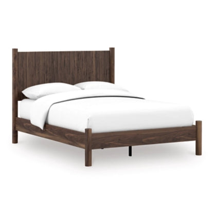 Cadmori Queen Panel Bed; Brown