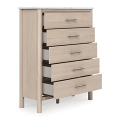 Cadmori Five Drawer Chest; Two-tone
