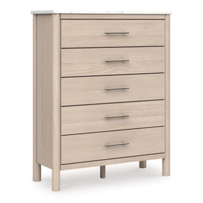 Cadmori Five Drawer Chest; Two-tone