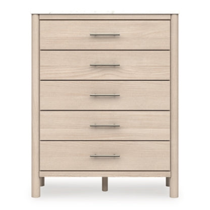 Cadmori Five Drawer Chest; Two-tone