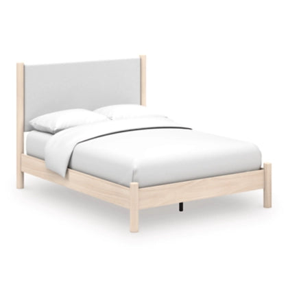 Cadmori King Panel Bed; Two-tone