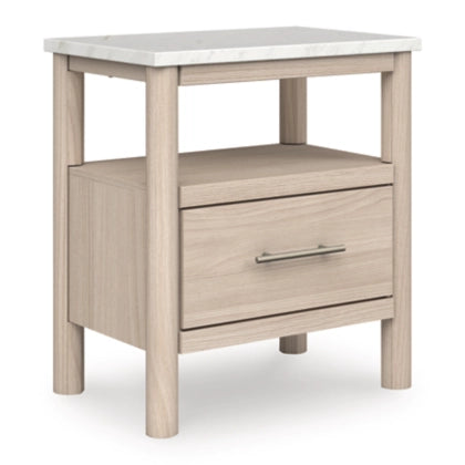 Cadmori One Drawer Night Stand; Two-tone