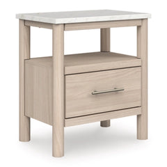 Cadmori One Drawer Night Stand; Two-tone