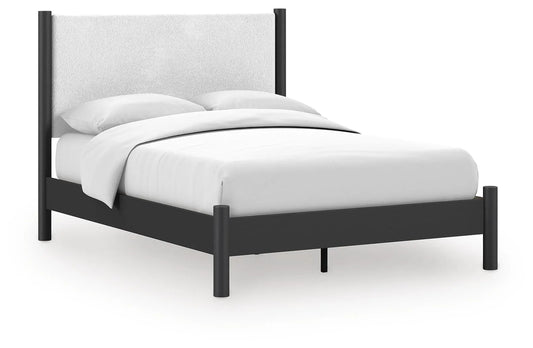 Fargenta Queen Upholstered Panel Bed