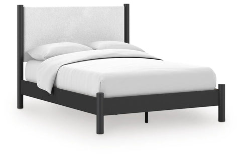 Fargenta Queen Upholstered Panel Bed