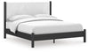 Fargenta King Upholstered Panel Bed