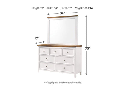 Westconi Dresser and Mirror