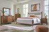 Lyncott King Upholstered Bed Set; Brown