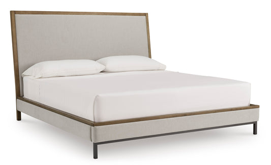 Tomtyn California King Upholstered Panel Bed