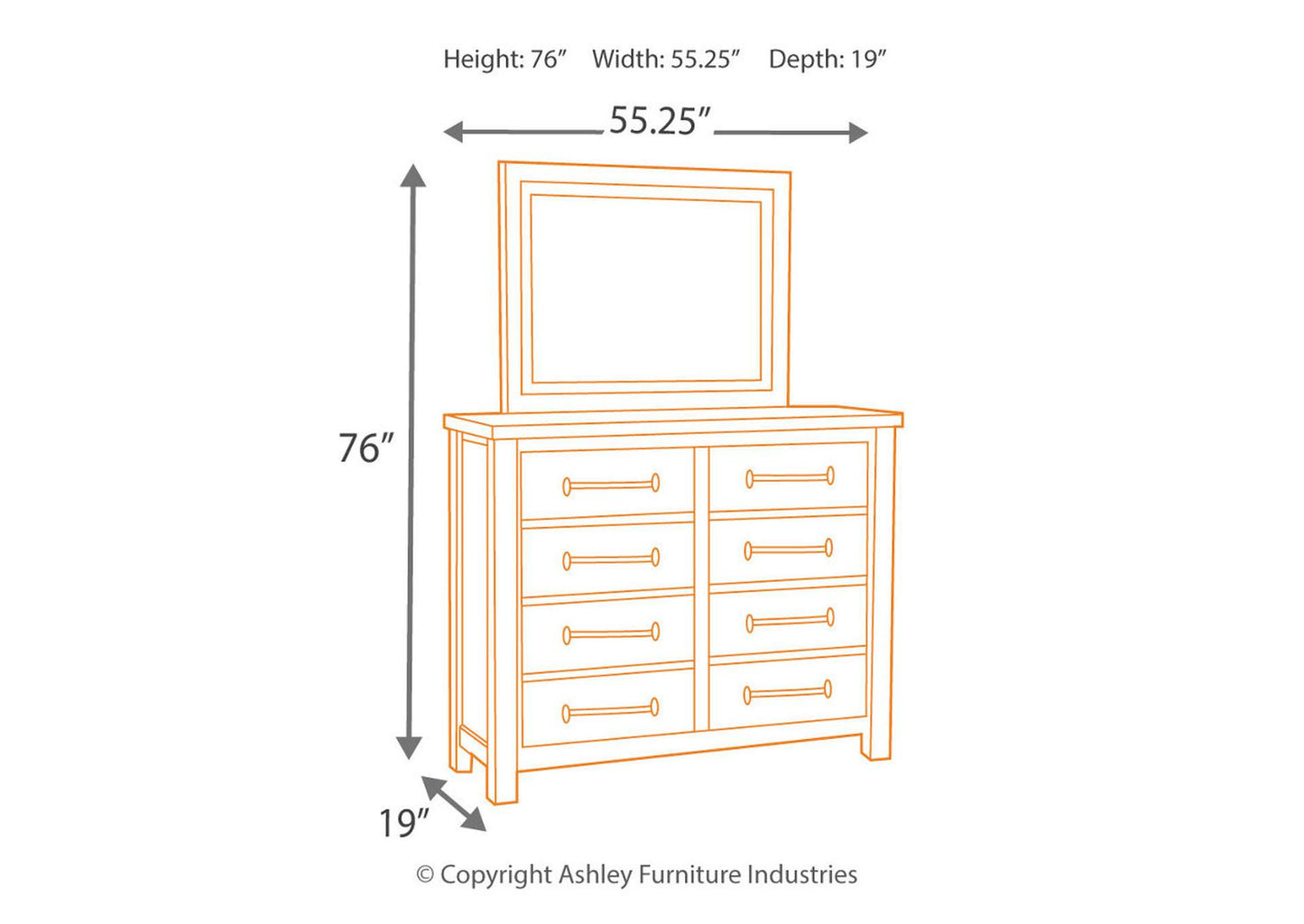 Starmore Dresser and Mirror
