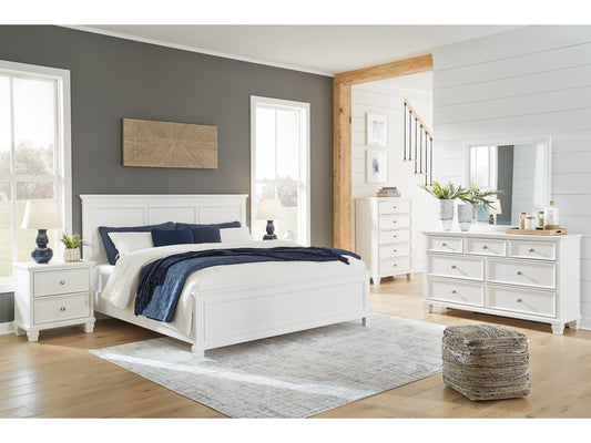 Fortman King Panel Bed Set