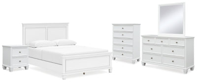 Fortman Queen Panel Bed Set