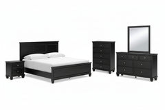 Lanolee King Panel Bed Set