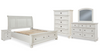 Robbinsdale Queen Sleigh Panel with storage Bedroom Set