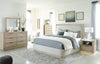 Hennington King Size Bed, Chest of Drawers,Dresser & Mirror and Nightstand