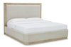 Hennington King Size Bed, Chest of Drawers,Dresser & Mirror and Nightstand