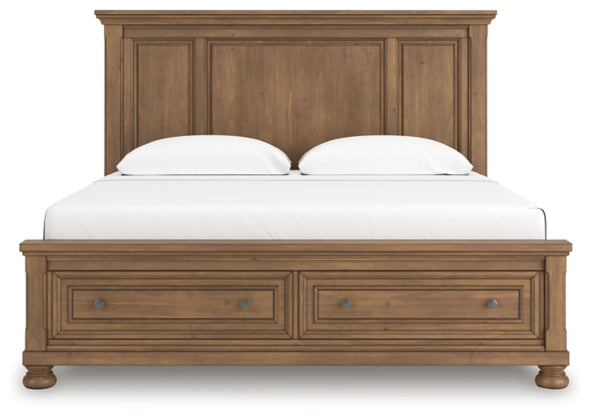 Vandenmore 5 pc. King Bedroom Set; Medium Brown