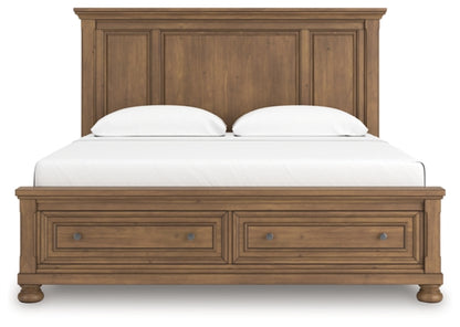 Vandenmore 5 pc. King Bedroom Set; Medium Brown