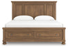Vandenmore King Sleigh Bed with Storage Set