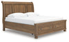 Vandenmore King Sleigh Bed with Storage