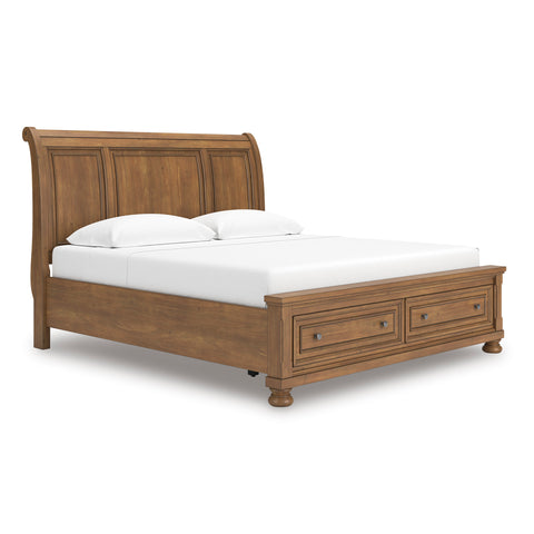 Vandenmore King Storage Sleigh Bed