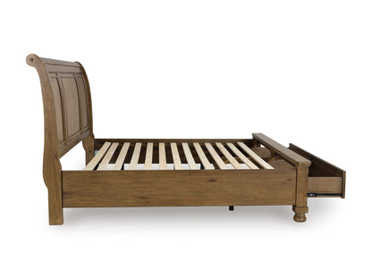 Vandenmore King Storage Sleigh Bed