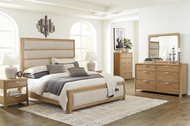 Rencott Nightstand; Light Brown