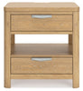 Rencott Nightstand; Light Brown