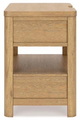 Rencott Nightstand; Light Brown