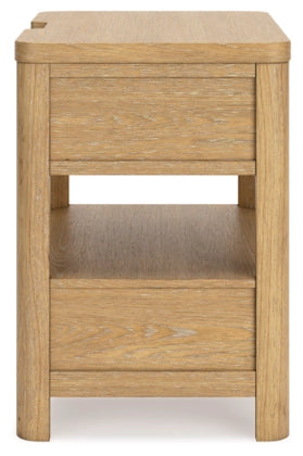 Rencott Nightstand; Light Brown