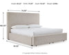 Kristiland Queen Upholstered Storage Bed