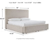 Kristiland California King Upholstered Storage Bed