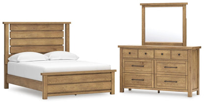Kristiland Queen Panel Bed, Dresser and Mirror