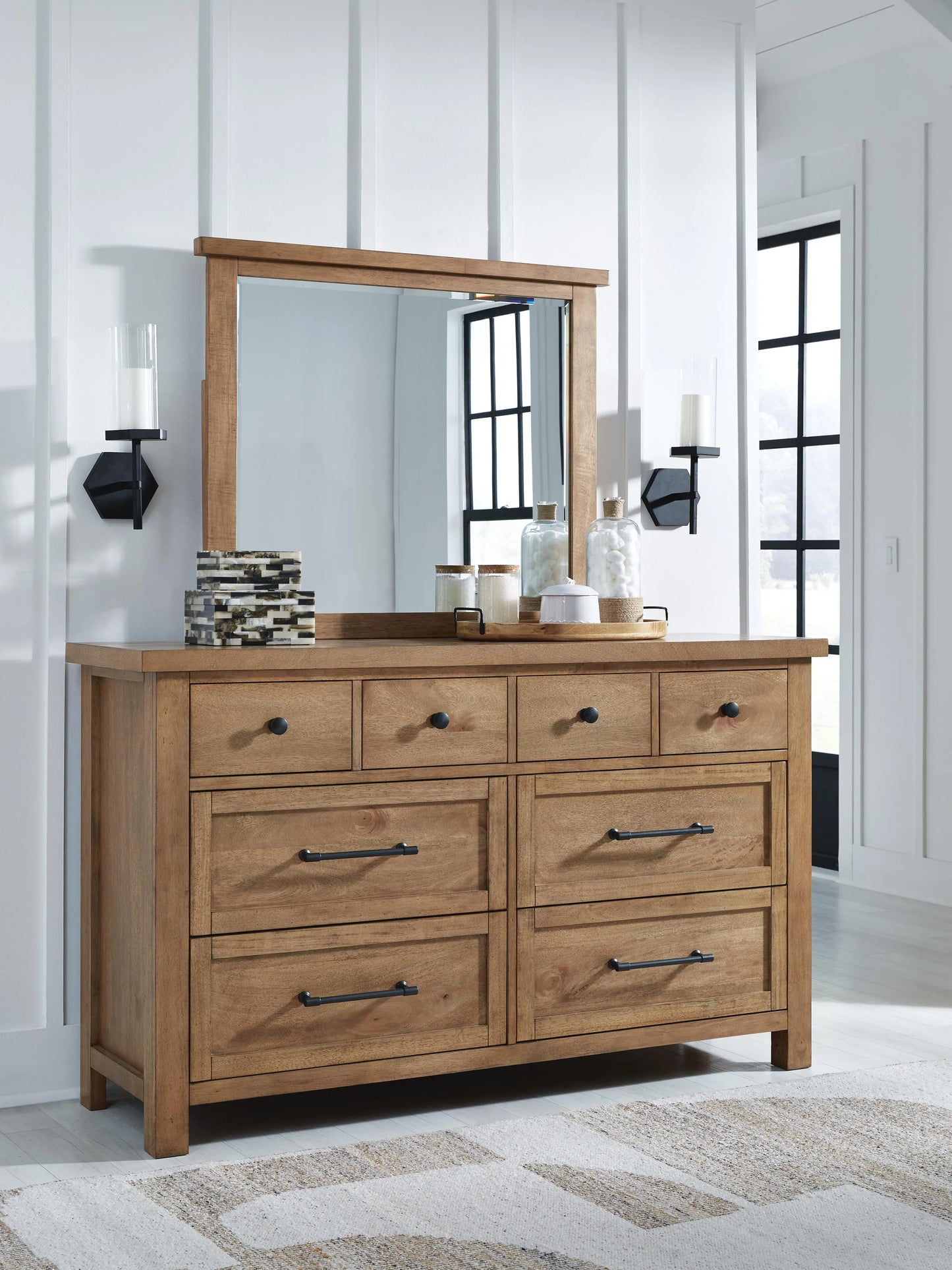 Kristiland Dresser and Mirror