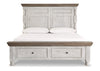 Havalance King Panel Bed with storage
