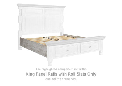 Havalance King Panel Bed with storage
