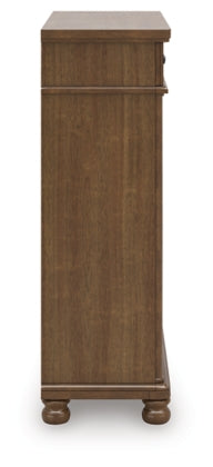 Chadworth Five Drawer Chest; Brown