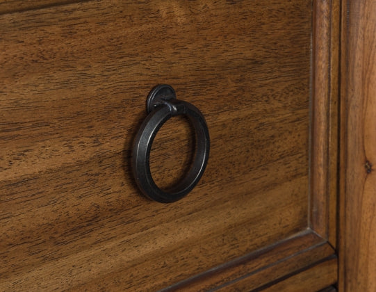 Chadworth Five Drawer Chest; Brown