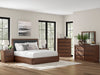 Kendamor California King Size Bed, Chest of Drawers, Dresser & Mirror and Nightstand